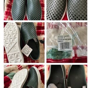 Military Green Breezy Slip-On Shoes